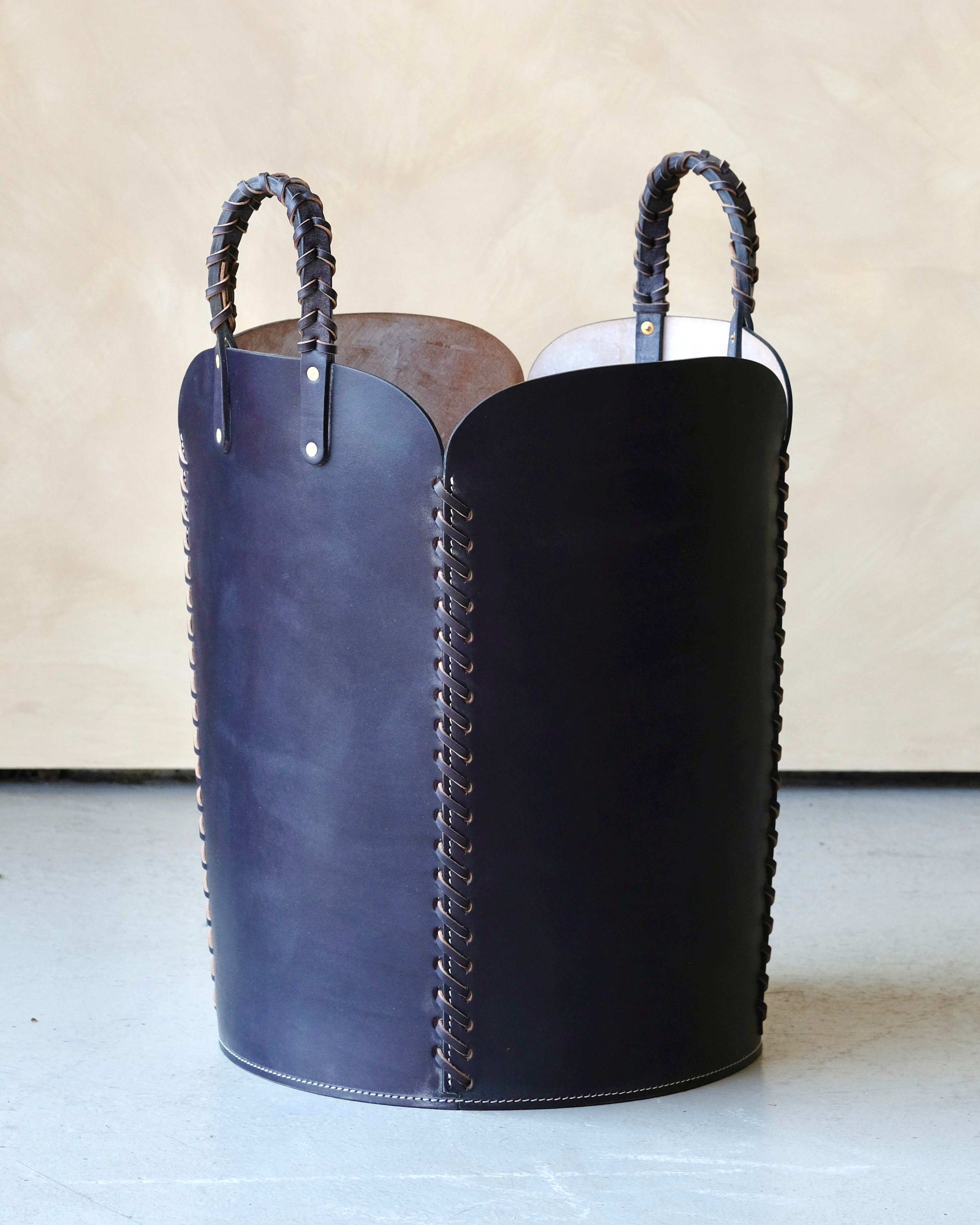 QUARTO - Leather Utility Basket