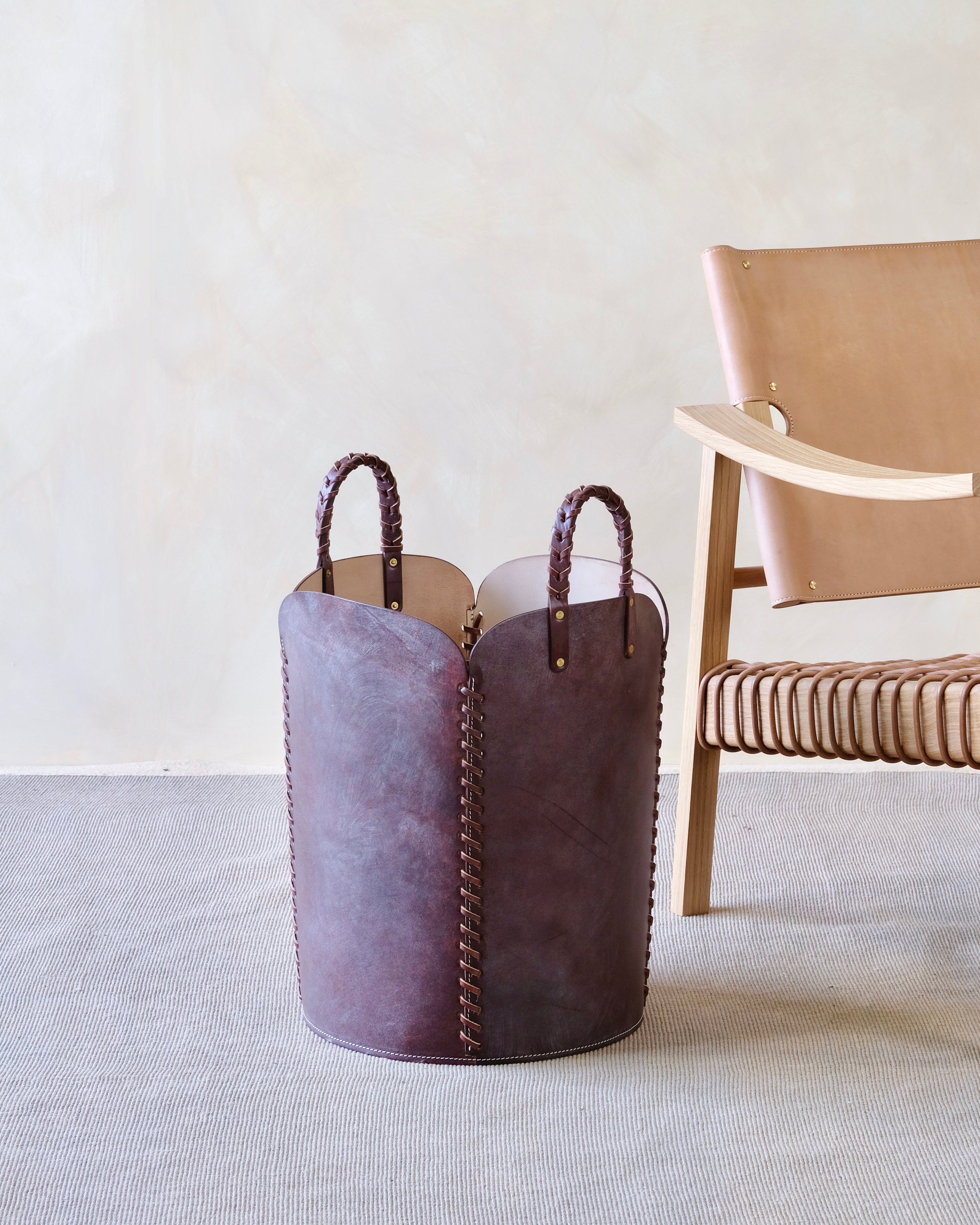 QUARTO - Leather Utility Basket