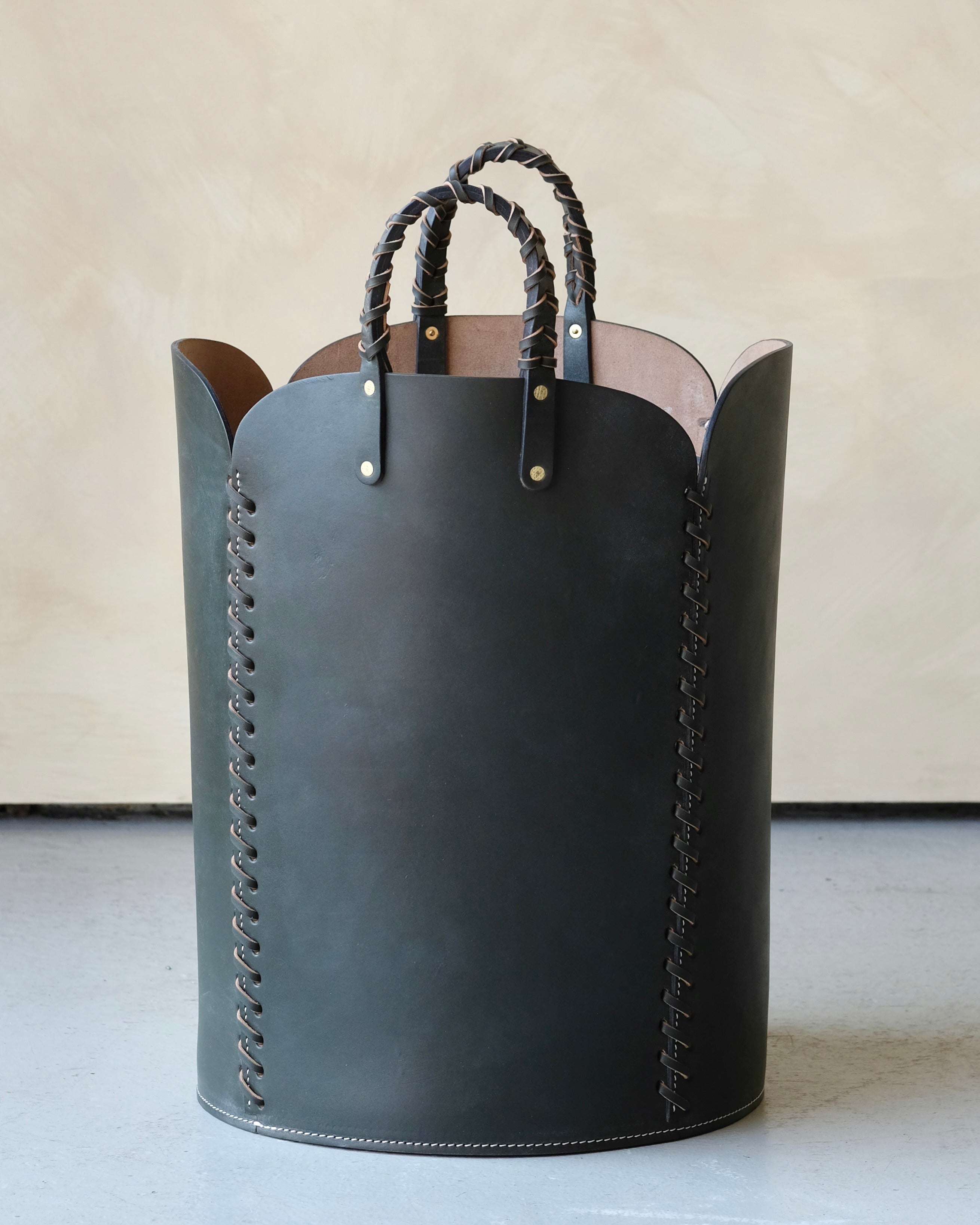 QUARTO - Leather Utility Basket